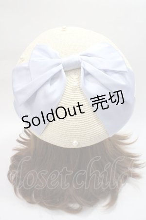 画像: axes femme kawaii / リボンサマーベレー  サックス Y-25-06-09-049-AX-AC-SZ-ZY