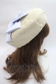 画像4: axes femme kawaii / リボンサマーベレー  サックス Y-25-06-09-049-AX-AC-SZ-ZY (4)