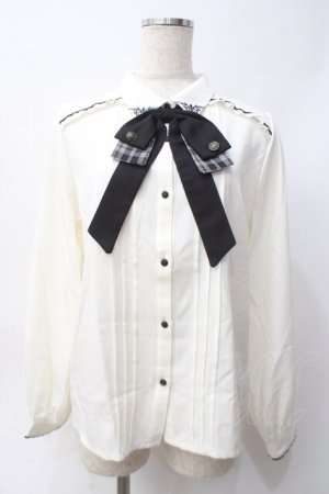 画像: axes femme / リボンセットブラウス  生成 Y-25-06-09-061-AX-BL-SZ-ZY
