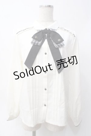 画像: axes femme / リボンセットブラウス  生成 Y-25-06-09-061-AX-BL-SZ-ZY