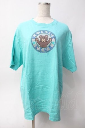 画像: Candy Stripper / ベアプリントTシャツ  ミント Y-25-06-09-092-PU-TO-SZ-ZY