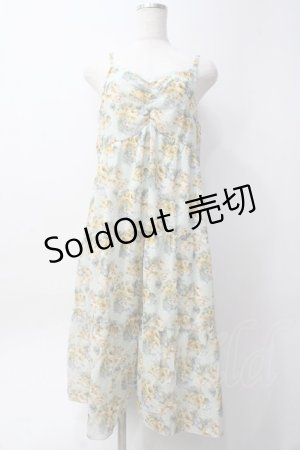 画像: axes femme / 花柄ワンピース  ミント Y-25-06-09-106-AX-OP-SZ-ZY
