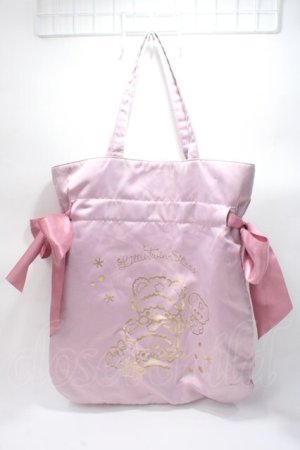 画像: Maison de FLEUR / リトルツインスターズトートバック  ピンク Y-25-06-09-015-LO-BG-SZ-ZY