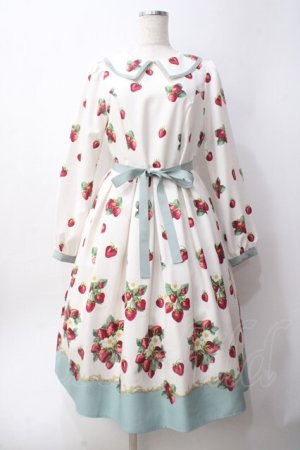 画像: Melody BasKet / Royal Berry フラットカラーワンピース  アイボリー Y-25-06-09-144-LO-OP-SZ-ZY