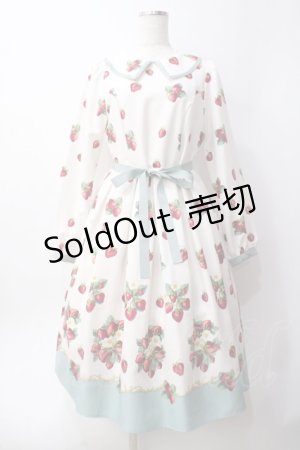 画像: Melody BasKet / Royal Berry フラットカラーワンピース  アイボリー Y-25-06-09-144-LO-OP-SZ-ZT456
