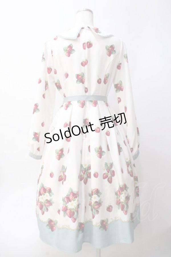 画像3: Melody BasKet / Royal Berry フラットカラーワンピース  アイボリー Y-25-06-09-144-LO-OP-SZ-ZT456 (3)