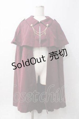 画像: Amavel / Vampire Nightmareケープマント F ボルドー Y-25-06-09-149-CA-JA-SZ-ZY
