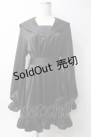 画像: 中国ロリータ / 刺繍入りワンピース  黒 Y-25-06-09-165-LO-OP-SZ-ZY