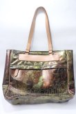 画像2: Jean Paul GAULTIER / Vサイバークリアトートバッグ  玉虫 Y-25-06-12-005-GO-BG-SZ-ZY (2)