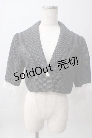 画像: MILK / ドットショートトップス  黒 Y-25-06-12-047-ML-TO-SZ-ZY