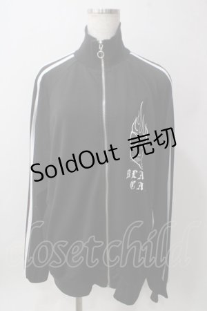 画像: LISTEN FLAVOR / ブラックキャットジャージ  黒 Y-25-06-12-061-PU-TO-SZ-ZT337