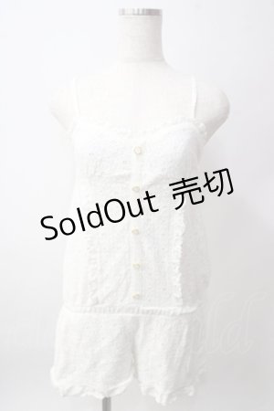 画像: LIZ LISA / 総レースオールインワン 0 アイボリー Y-25-06-12-069-LO-OP-SZ-ZI