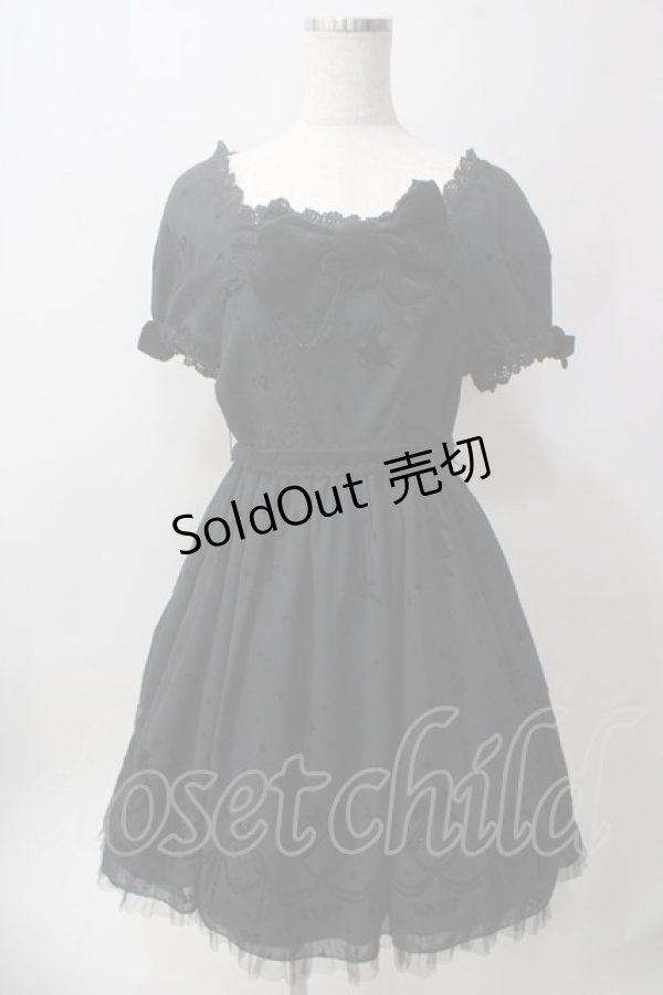 画像1: BABY,THE STARS SHINE BRIGHT / Alice and the looking Glass of time ワンピース  黒 Y-25-06-12-080-BA-OP-SZ-ZY (1)