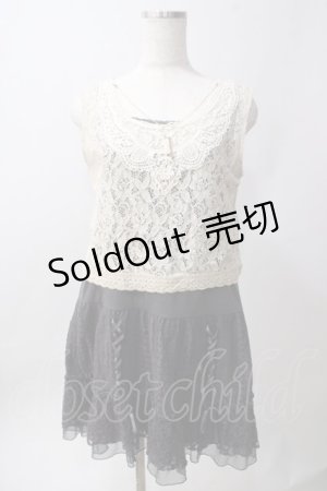 画像: axes femme /重ね着ワンピース M グレー Y-25-06-12-097-AX-OP-SZ-ZY