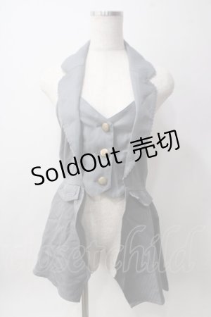 画像: axes femme POETIQUE / クラシックホルターベスト M グレー Y-25-06-12-098-AX-TO-SZ-ZY