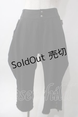 画像: ALICE and the PIRATES / ハーフパンツ  黒 Y-25-06-12-120-PA-PA-SZ-ZY