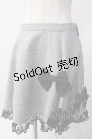 画像: ALICE and the PIRATES / 千鳥柄スクールスカート  グレー Y-25-06-12-130-PA-SK-SZ-ZY