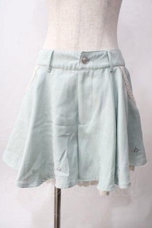 画像: axes femme / お花ストーン付きキュロット M ミント Y-25-06-12-132-AX-PA-SZ-ZY