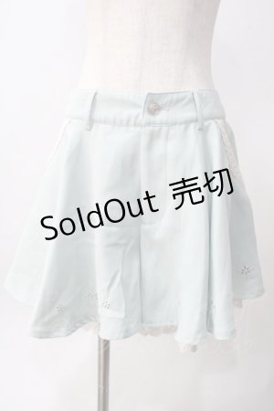 画像: axes femme / お花ストーン付きキュロット M ミント Y-25-06-12-132-AX-PA-SZ-ZY