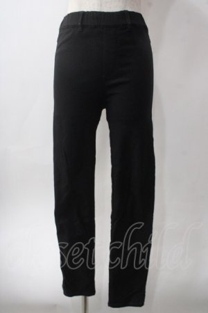 画像: axes femme / ストレッチパンツ M 黒 Y-25-06-12-147-AX-PA-SZ-ZY