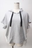 画像1: axes femme / バックレースパーカープルオーバー M グレー Y-25-06-12-037-AX-TO-SZ-ZY (1)