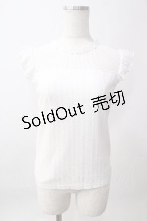 画像: axes femme / 総レースデザインタンク F 白 Y-25-06-12-040-AX-TO-SZ-ZY