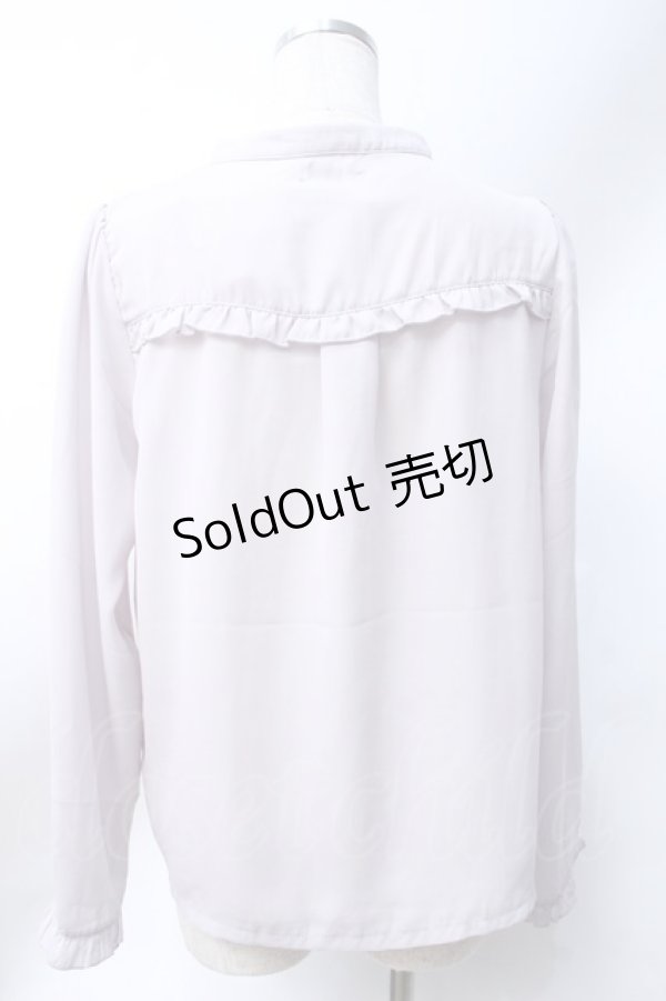 画像3: axes femme / コスモス刺繍ブラウスプルオーバー  ラベンダー Y-25-06-18-039-AX-BL-SZ-ZI (3)