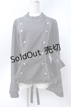 画像: metamorphose / 【プラスサイズ】Little Nurse 長袖ブラウス 2 ブラック Y-25-06-18-050-ME-BL-SZ-ZY