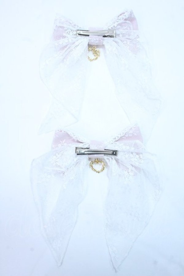 画像2: BABY,THE STARS SHINE BRIGHT / Fluffy Flower Fairyリボンクリップ  ピンク Y-25-06-18-006-BA-ZA-SZ-ZY (2)