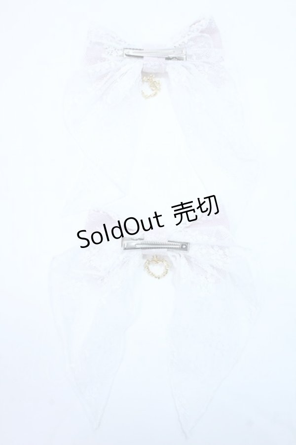 画像2: BABY,THE STARS SHINE BRIGHT / Fluffy Flower Fairyリボンクリップ  ピンク Y-25-06-18-006-BA-ZA-SZ-ZY (2)