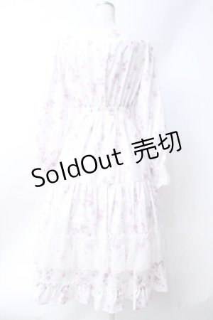 画像: axes femme / SAKURAティアードワンピース  白 Y-25-06-18-065-AX-OP-SZ-ZY