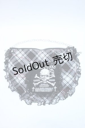 画像: MAD / チェック柄フラップ  グレー Y-25-06-18-009-PU-ZA-SZ-ZY