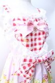 画像4: BABY,THE STARS SHINE BRIGHT / Bee My Sweet Honey柄ハートヨークジャンパースカート  ピンク Y-25-06-18-078-BA-OP-SZ-ZY (4)