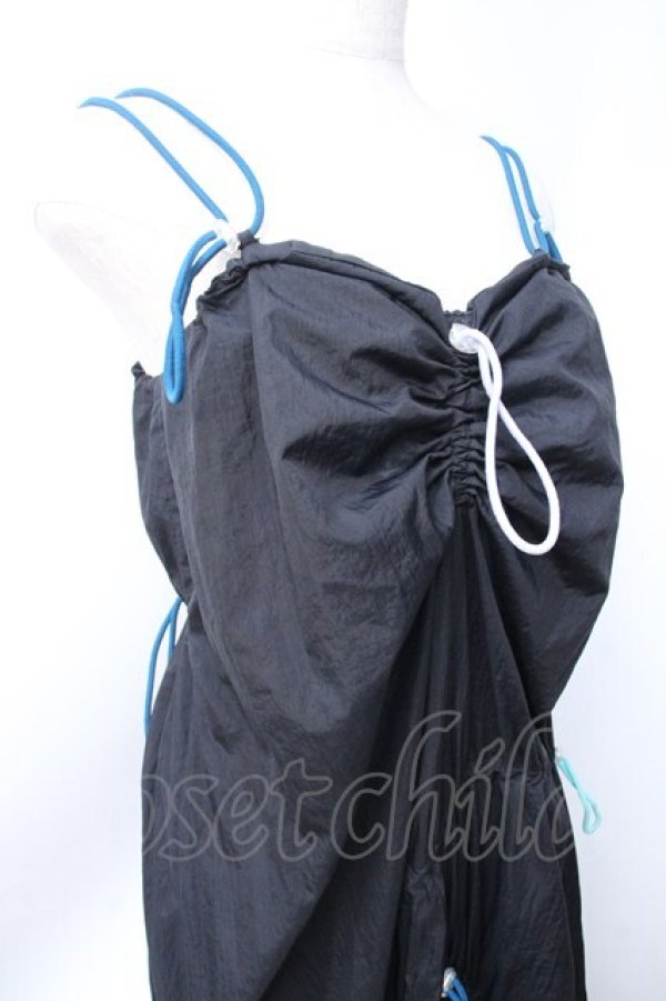 画像4: LAND by MILK BOY / nylon loopy dress  黒 Y-25-06-18-083-PU-OP-SZ-ZY (4)