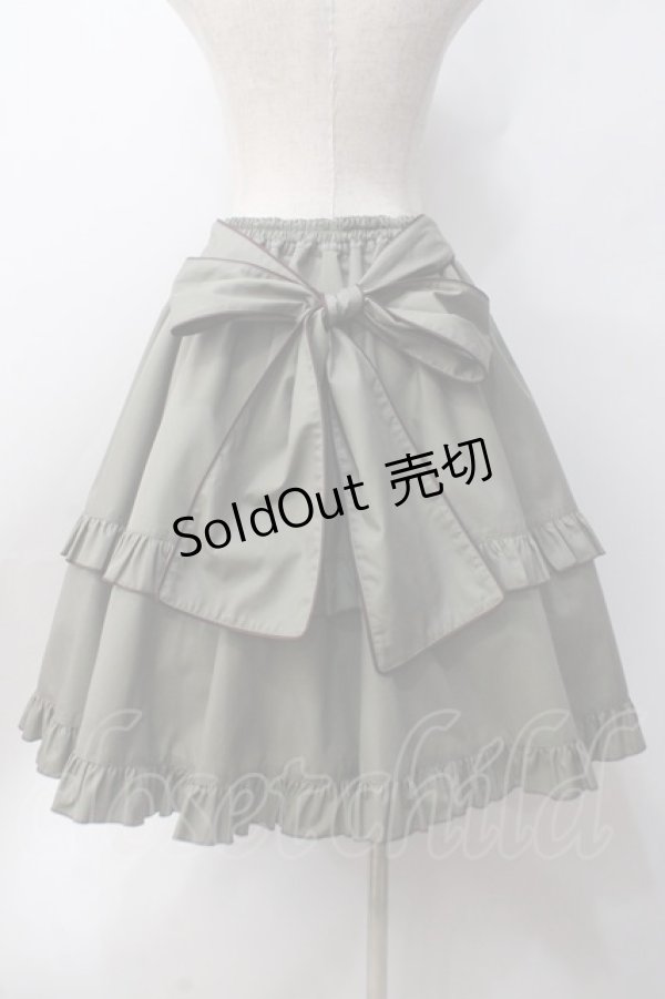 画像3: metamorphose / Little Nurse フリルスカート 1 カーキ Y-25-06-18-085-ME-SK-SZ-ZY (3)