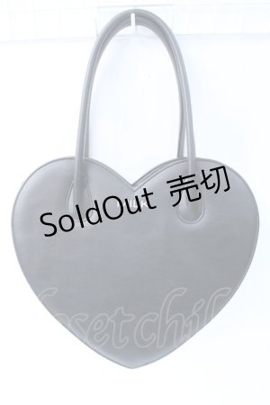 画像: MILK / ハートバッグ  黒 Y-25-06-18-021-ML-BG-SZ-ZY