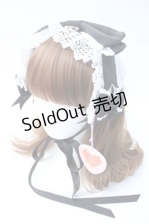 画像: BABY,THE STARS SHINE BRIGHT / Amandineヘッドドレス  ブラック Y-25-06-18-025-BA-AC-SZ-ZY