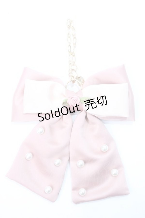 画像1: m petit by misako / NINA’sコラボバッグチャーム  ピンク Y-25-06-18-004-LO-ZA-SZ-ZT168-F005 (1)