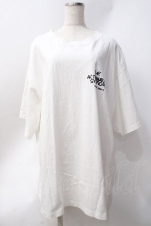 画像: RNA / ロゴメガBIGTシャツ  白 Y-25-06-20-047-PU-TO-SZ-ZY