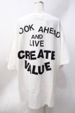 画像2: RNA / ロゴメガBIGTシャツ  白 Y-25-06-20-047-PU-TO-SZ-ZY (2)