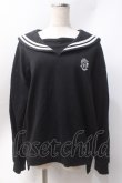 画像1: NieR Clothing / セーラースウェット  黒 Y-25-06-20-048-PU-TO-SZ-ZT337 (1)