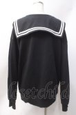 画像3: NieR Clothing / セーラースウェット  黒 Y-25-06-20-048-PU-TO-SZ-ZT337 (3)