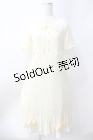 画像: axes femme POETIQUE / ドーリーフリルロングワンピース  イエロー Y-25-06-20-064-AX-OP-SZ-ZY