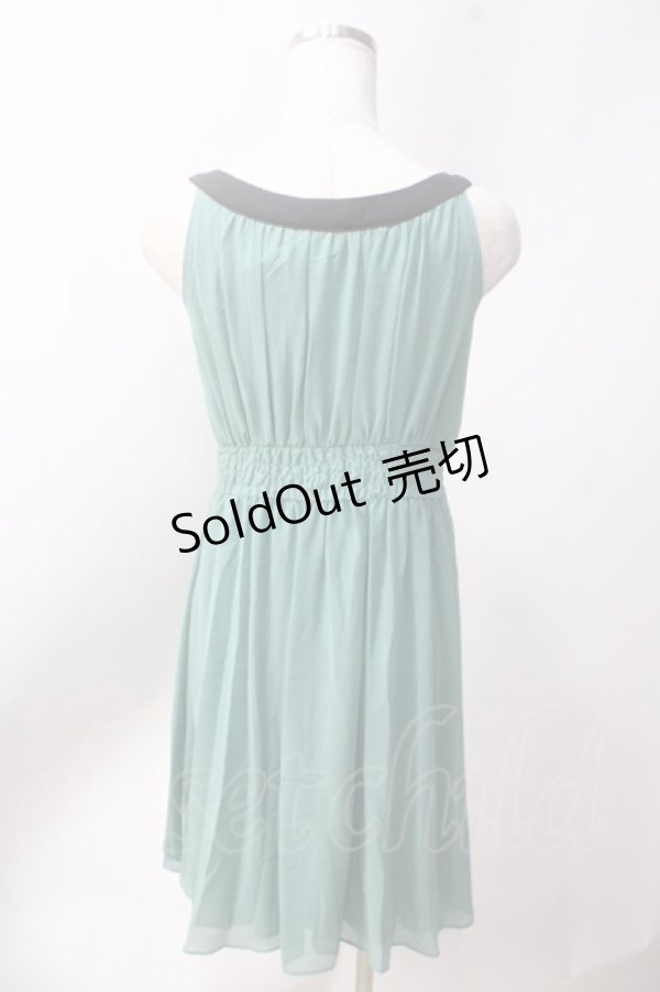 画像2: axes femme / ビジュー付きパーティドレス  ミント Y-25-06-20-075-AX-OP-SZ-ZT479 (2)