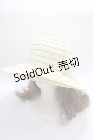 画像: axes femme / リボン付きハット   Y-25-06-20-008-AX-AC-SZ-ZY