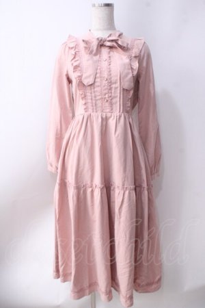画像: axes femme POETIQUE / クラシックロングワンピース  ピンク Y-25-06-20-089-AX-OP-SZ-ZY