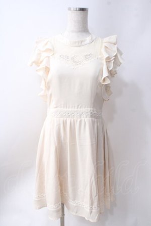 画像: axes femme POETIQUE / 刺繍ワンピース  生成り Y-25-06-20-091-AX-OP-SZ-ZY