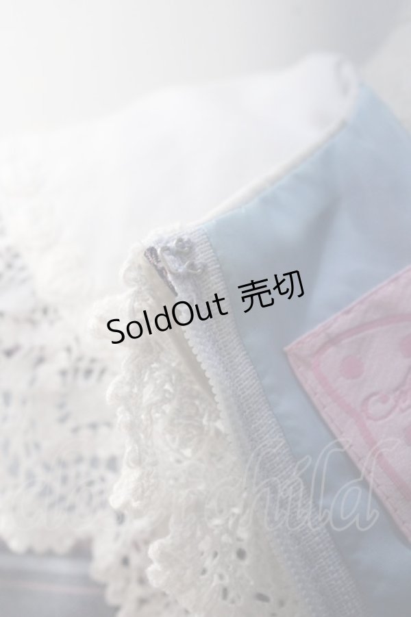 画像6: Angelic Pretty / Dolly Girl付け袖ワンピース(タータン)  サックス Y-25-06-20-104-AP-OP-SZ-ZY (6)