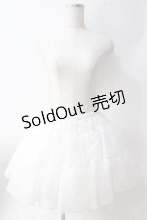画像: Angelic Pretty / ドレスアップパニエ  ホワイト Y-25-06-20-134-AP-SK-SZ-ZY