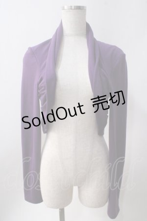 画像: Ozz Croce / 刺繍入りボレロ  紫 Y-25-06-22-006-OO-TO-SZ-ZT102